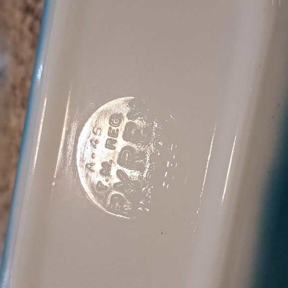 Vintage Pyrex Refrigerator Dish 502-B Major Faded Blue No Lid USA - Picture 8 of 8